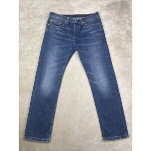 Levis 502 Jeans Mens Sz 34x30 Blue Denim Pants Stretchy